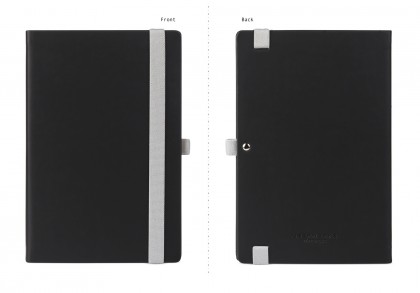 Wordsmith Notebook with Pen Loop Black