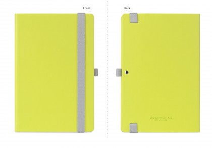 Wordsmith Notebook with Pen Loop Green