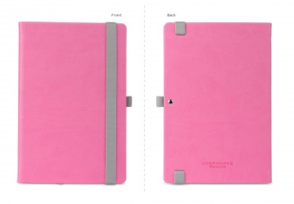 Wordsmith Notebook with Pen Loop Pink