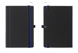 Schneider Notebook with Pen Loop and Two-Color Elastic Closure Blue